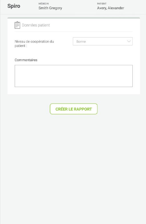 MESI mTABLET SPIRO - SPIRO - EXERCICE CEVF - Étape 4