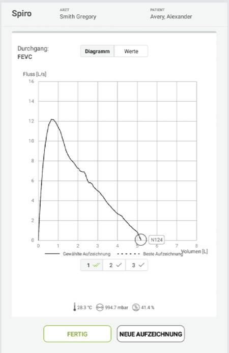 MESI mTABLET SPIRO -DURCHFÜHRUNG EINER FEVC-MESSUNG - Schritt 6