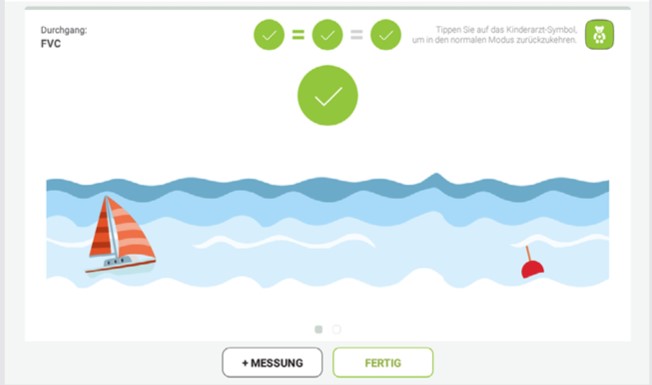 MESI mTABLET SPIRO - Animationsmodus für Kinder