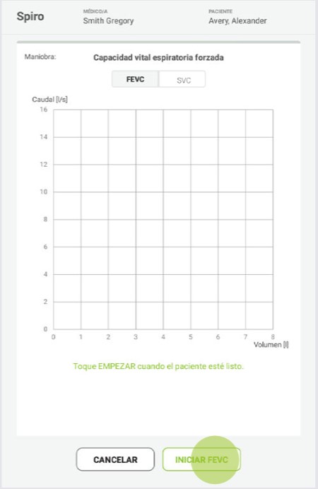 MESI mTABLET SPIRO - REALIZAR UNA MEDICIÓN FEVC - Paso 4