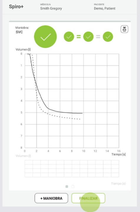 MESI mTABLET SPIRO - MANIOBRA SPIRO+ SVC- Paso 1