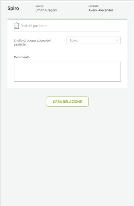 MESI mTABLET SPIRO - ESECUZIONE DELLA MISURAZIONE FEVC - Fase 8