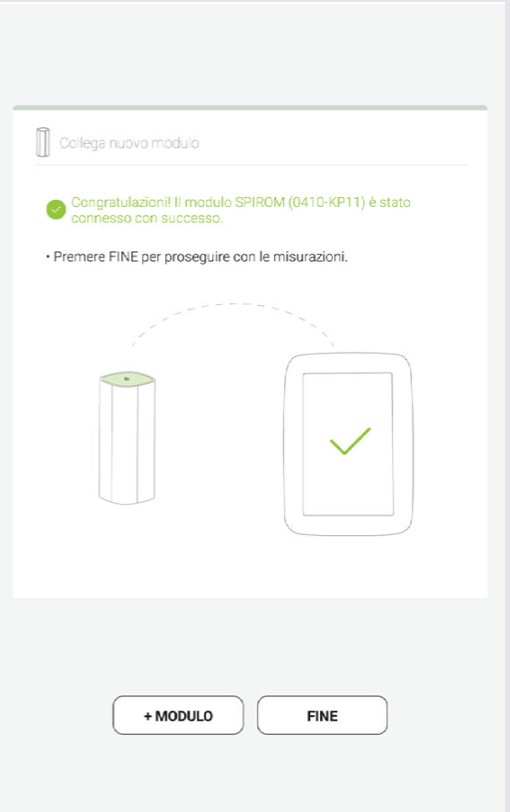 MESI mTABLET SPIRO - ACCOPPIAMENTO - Fase 4