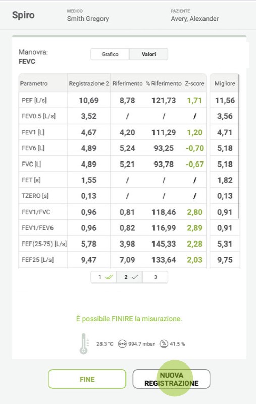 MESI mTABLET SPIRO - MANOVRA SPIROFEVC - Fase 3