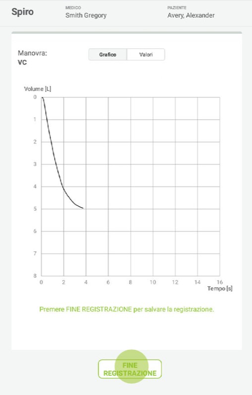 MESI mTABLET SPIRO - MANOVRA SPIROSVC - Fase 1