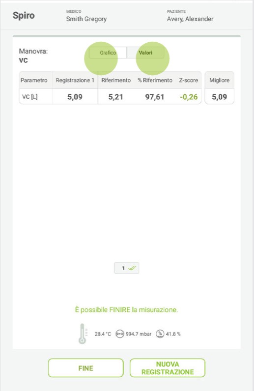 MESI mTABLET SPIRO - MANOVRA SPIROSVC - Fase 2
