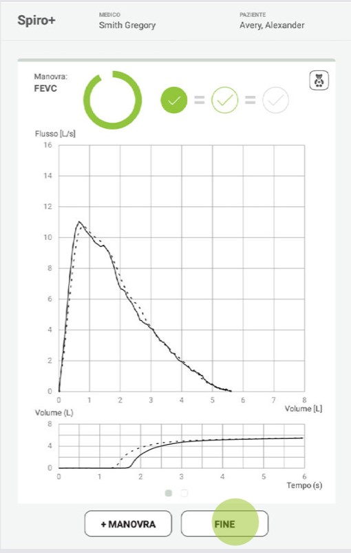 MESI mTABLET SPIRO - MANOVRA SPIRO+ FEVC - Fase 1