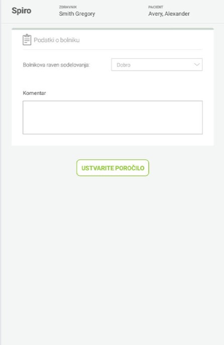 MESI mTABLET SPIRO - IZVAJANJE MERITEV FEVC - Korak 8