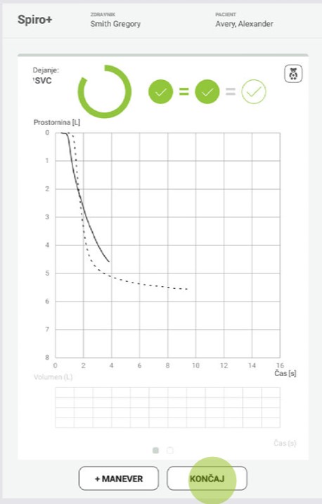 MESI mTABLET SPIRO -SPIRO+ – MANEVER SVC- Korak 1
