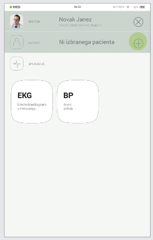 Dodajanje prvega bolnika-1