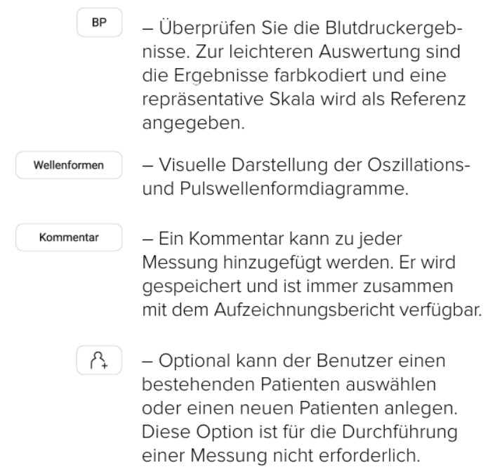 MESI ABPI MD V2-ERGEBNISSE DER BLUTDRUCKMESSUNG