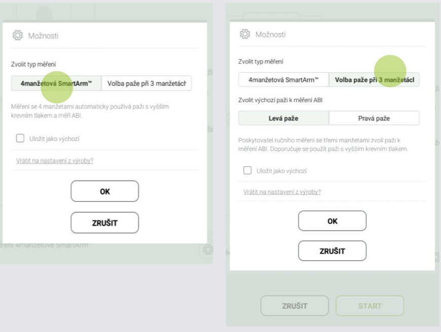 CZ - MESI mTABLET ABI - PROVEDENÍ MĚŘENÍ ABI - Step 3