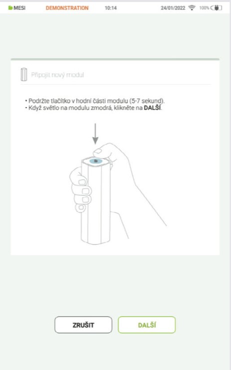 CZ - MESI mTABLET ABI - PÁROVÁNÍ - Step 2