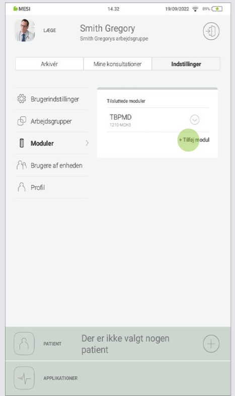 DA - MESI mTABLET ABI -PARRING - Step 1