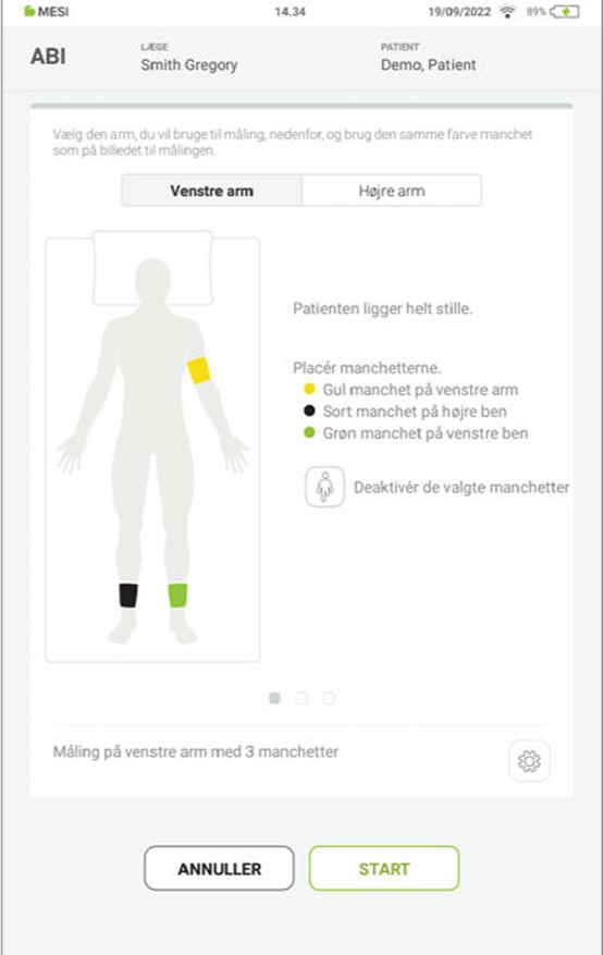 DA - MESI mTABLET ABI -UDFØRELSE AF EN ABI-MÅLING - Step 4