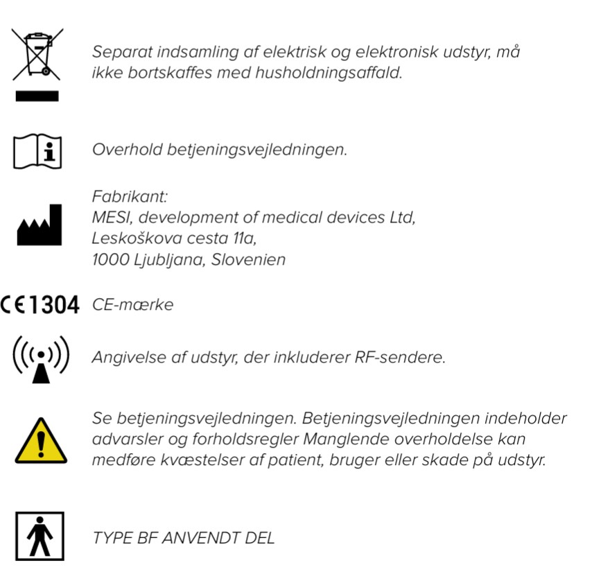 DK - MESI mTABLET ABI -VIGTIG MÆRKNING
