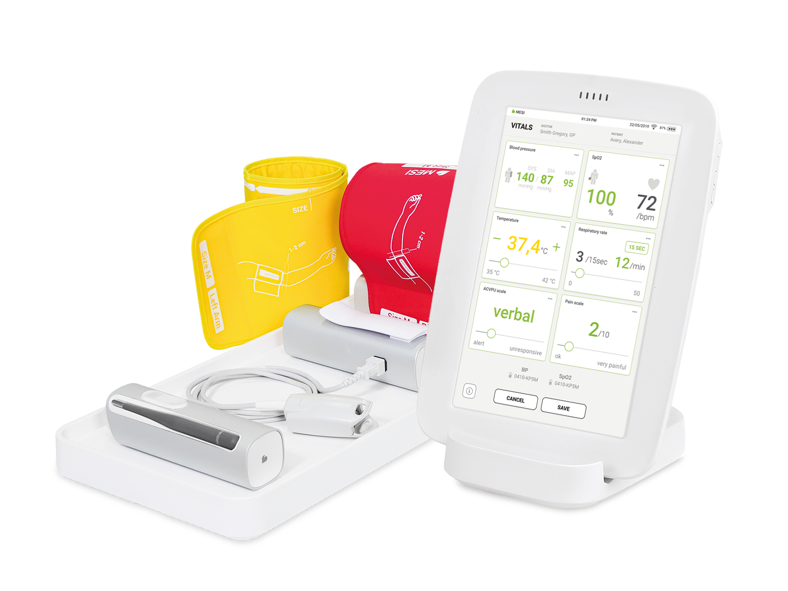 MESI mTABLET Vitals Set