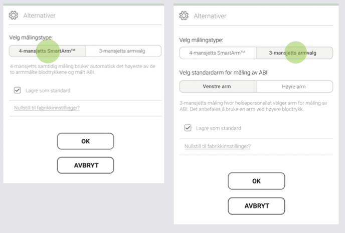 NO - MESI mTABLET ABI - UTFØRE ABIMÅLING - Step 3