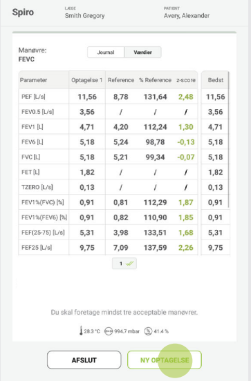 MESI mTABLET SPIRO - Spiro FEBC maneuver - Step 3