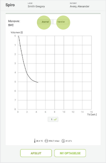 MESI mTABLET SPIRO - Spiro SVC maneuver - Step 3