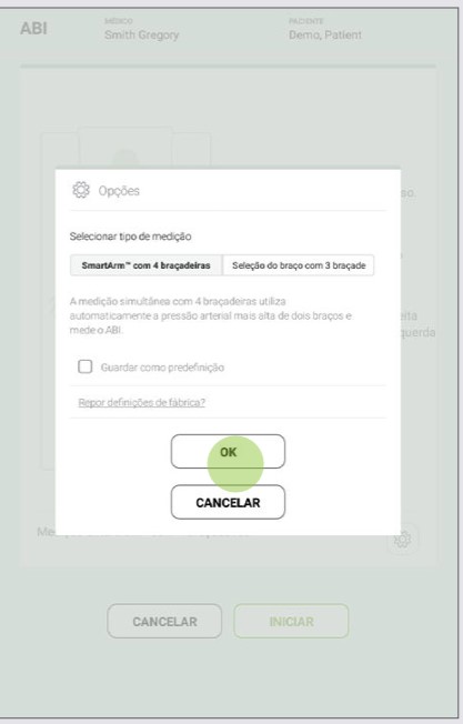 PT - MESI mTABLET ABI - REALIZAR UMA MEDIÇÃO ABI  - Step 3