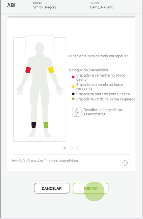 PT - MESI mTABLET ABI - REALIZAR UMA MEDIÇÃO ABI  - Step 5