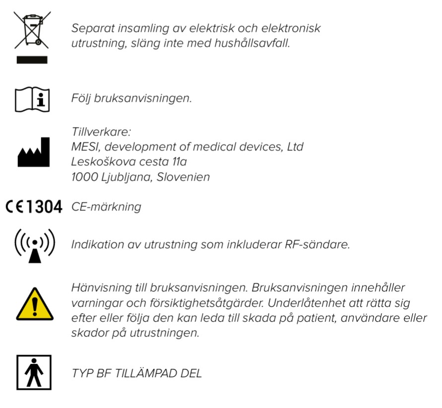 SV - MESI mTABLET ABI - VIKTIGA MÄRKNINGAR