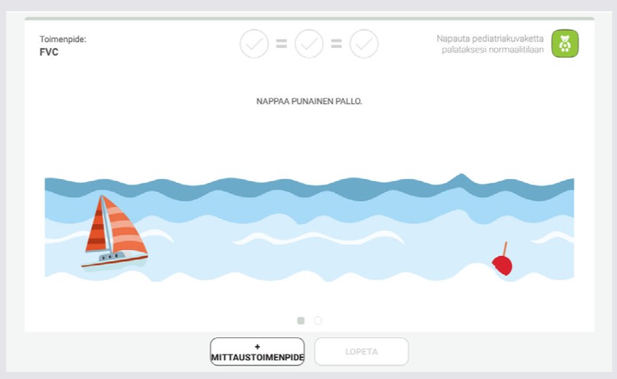 FI - MESI mTABLET SPIRO - Pediatrinen animaatiotila