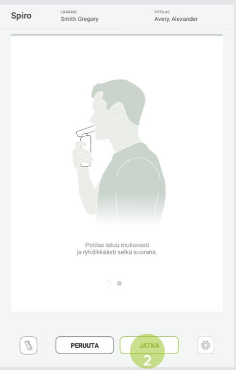 FI - MESI mTABLET SPIRO -BRONKODILATAATIOKOE - Step 2