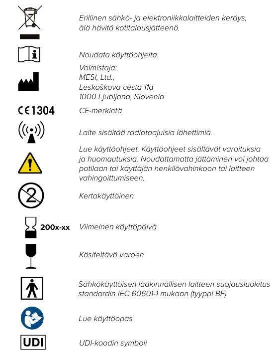 FI - MESI mTABLET SPIRO -TÄRKEÄT MERKINNÄT