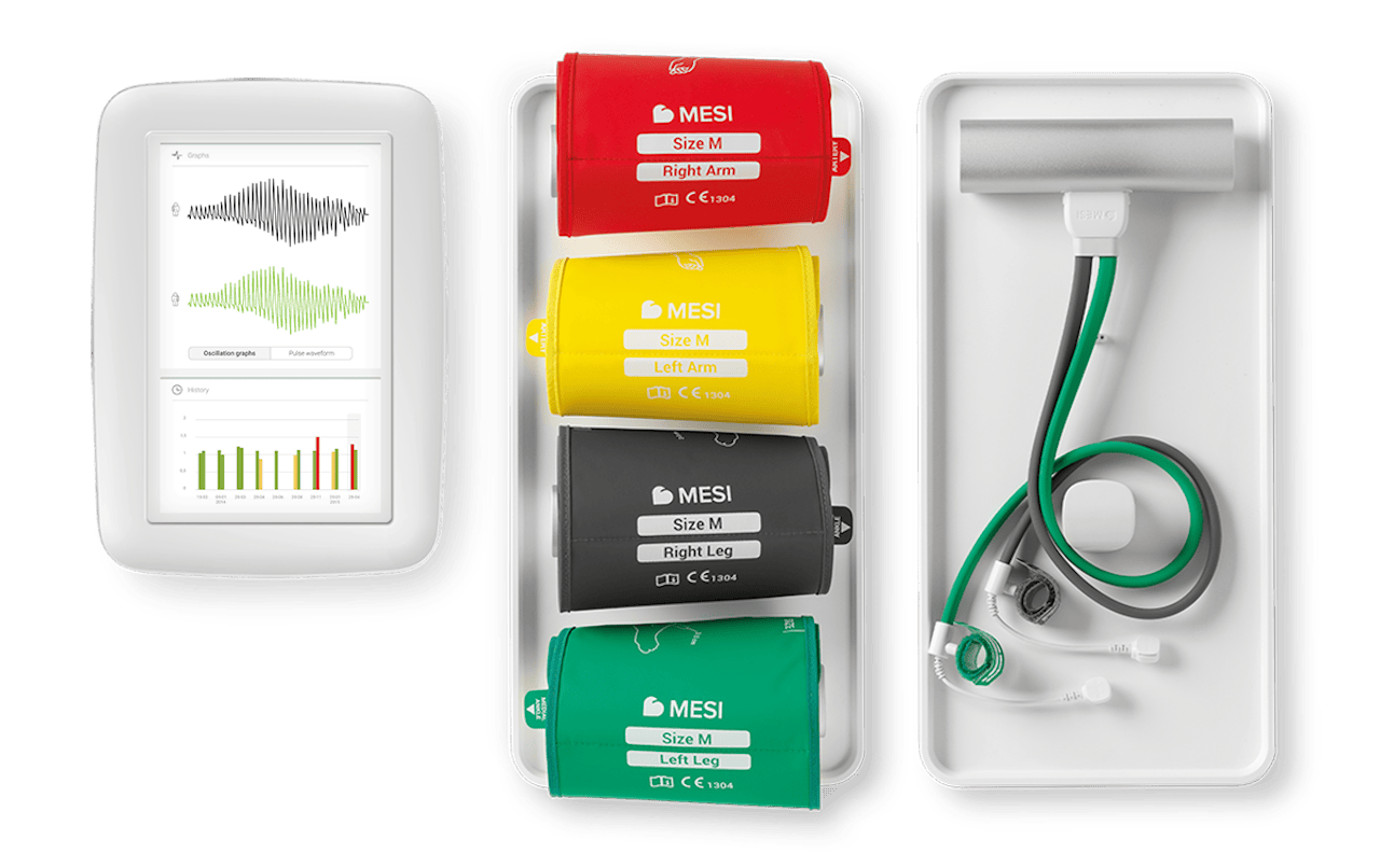Arterial assesment with MESI mTABLET