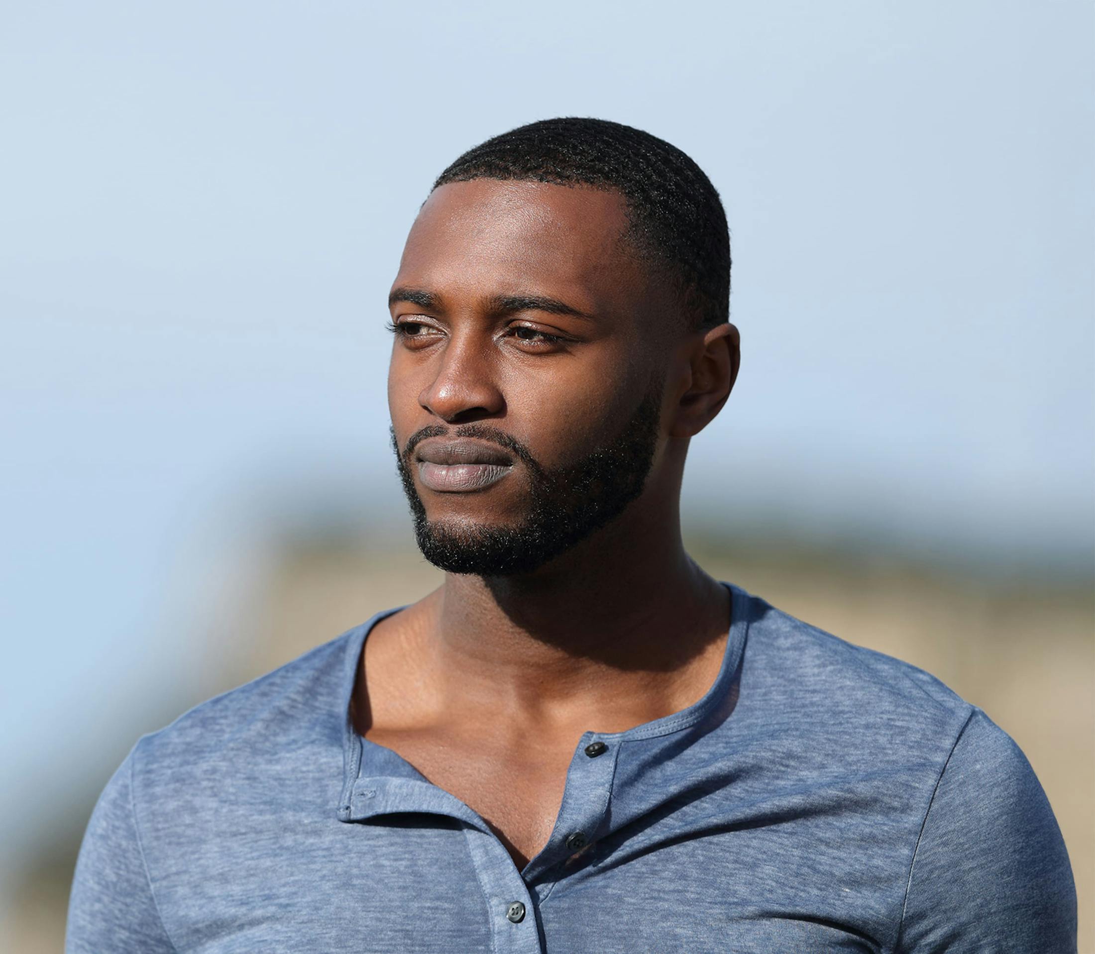 Man outdoors smiling