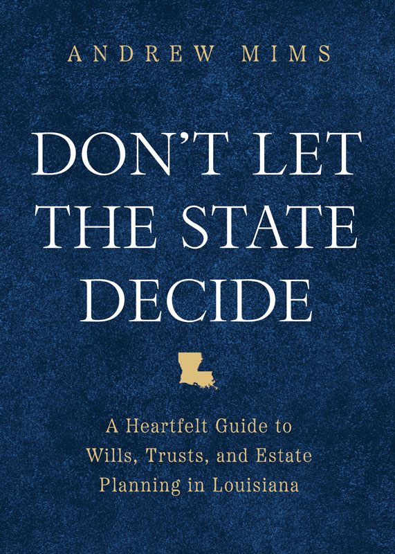 Don't Let the State Decide book cover