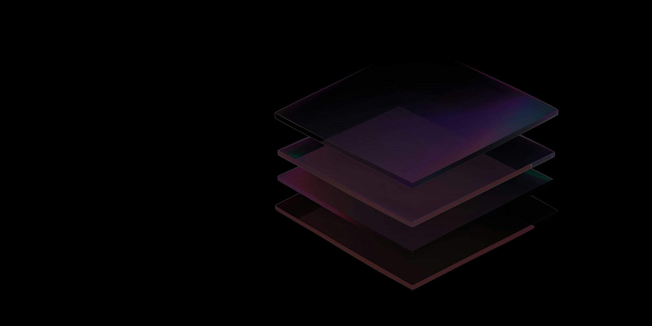 multi-colored squares stacked