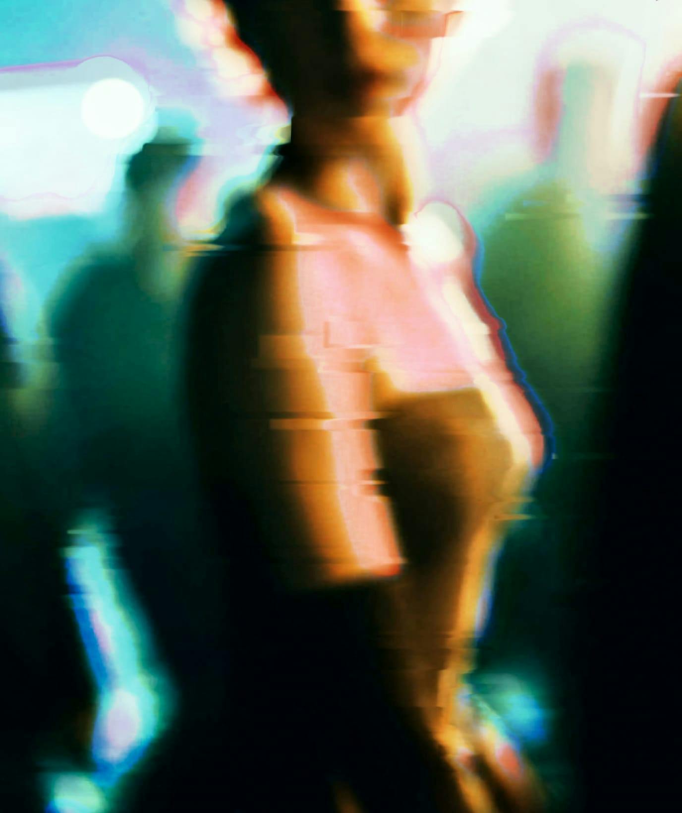 blurry image of a person