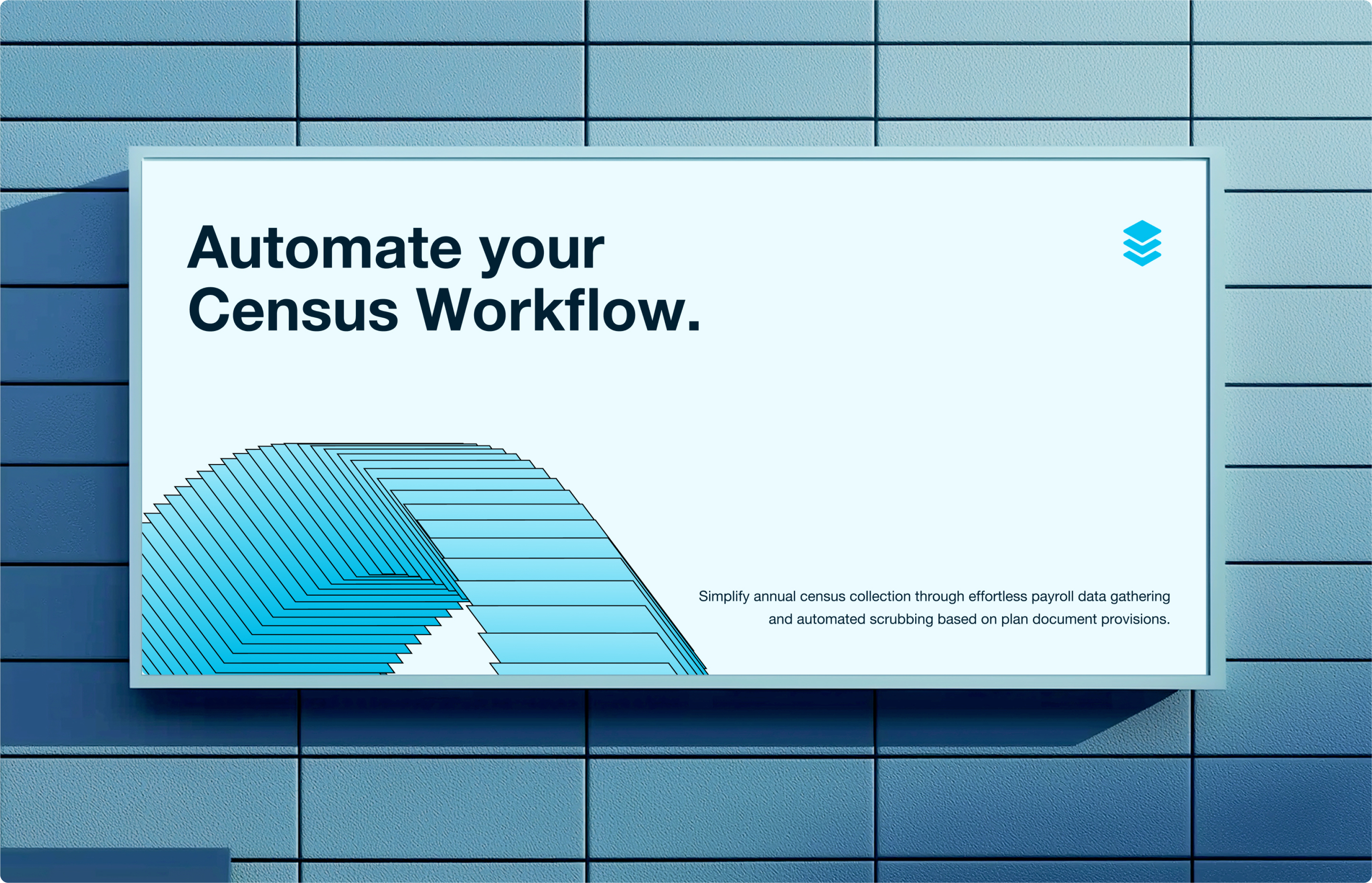Slide design with headline “Automate your document workflow” showcasing Stax.ai messaging.