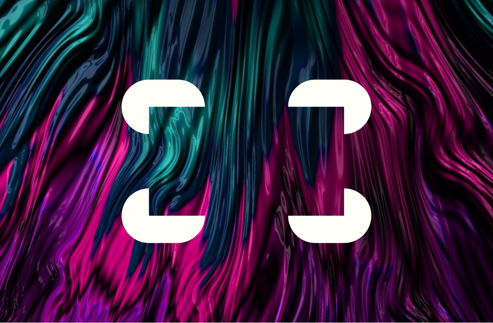 Pattern of colorful circular Techspeed brand elements.