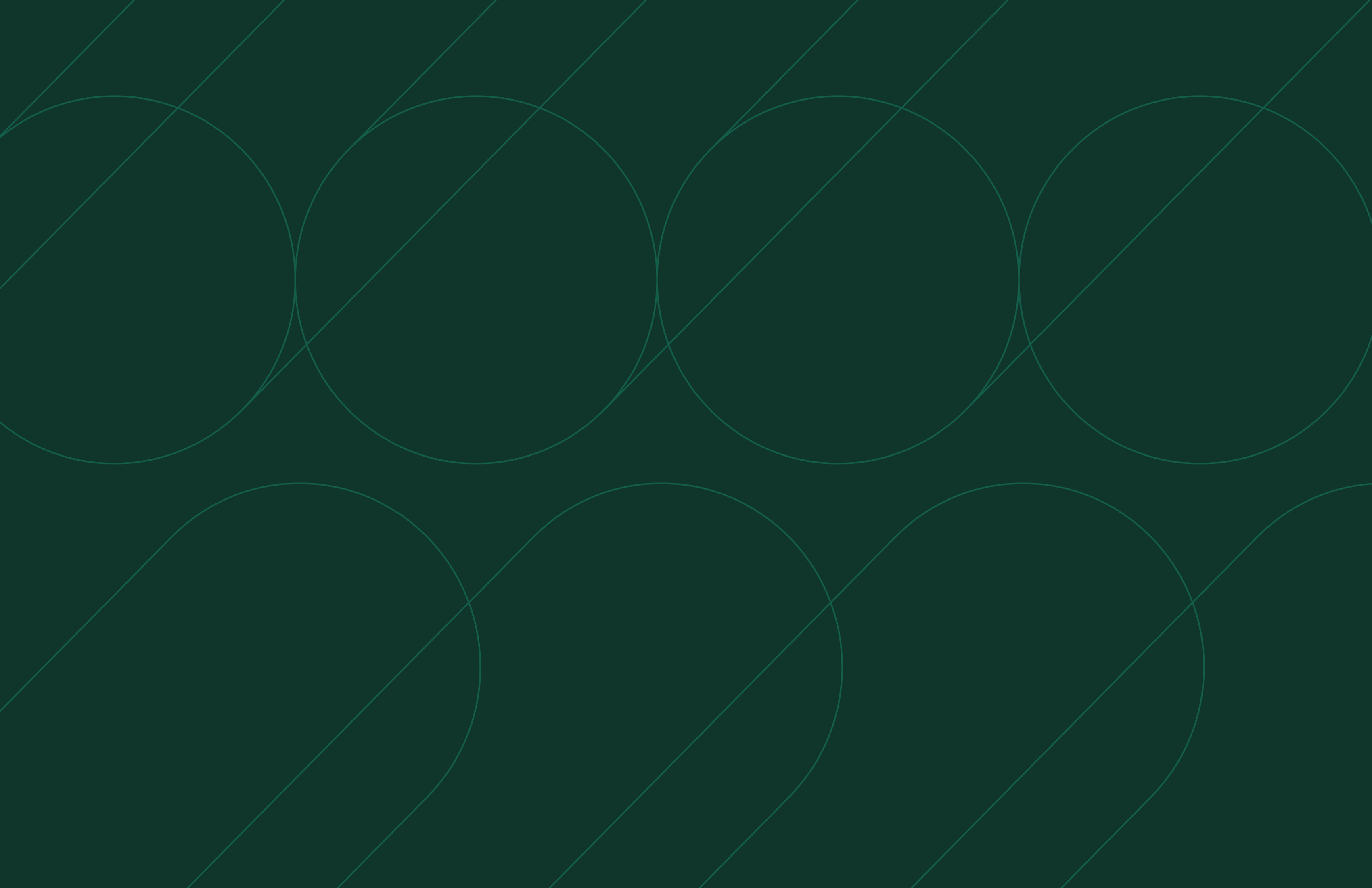 Solid dark green color panel used as part of Cly-Del brand system.