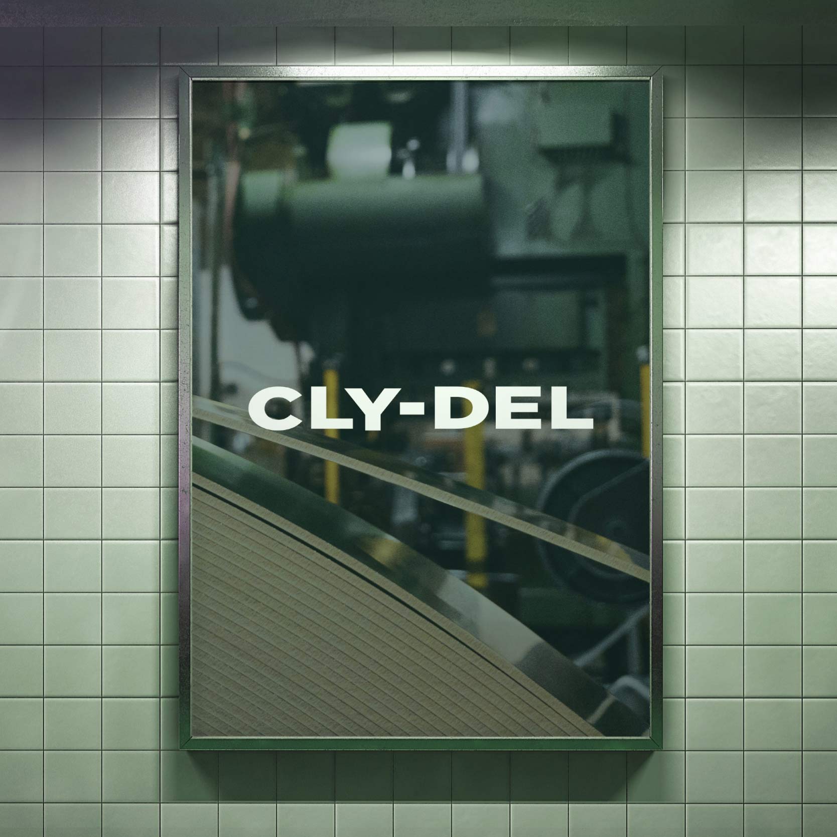 Cly-Del ad featuring industrial photography and brand colors.