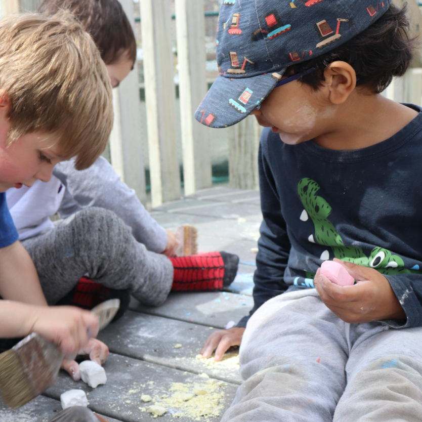 Image of children playing outdoors.