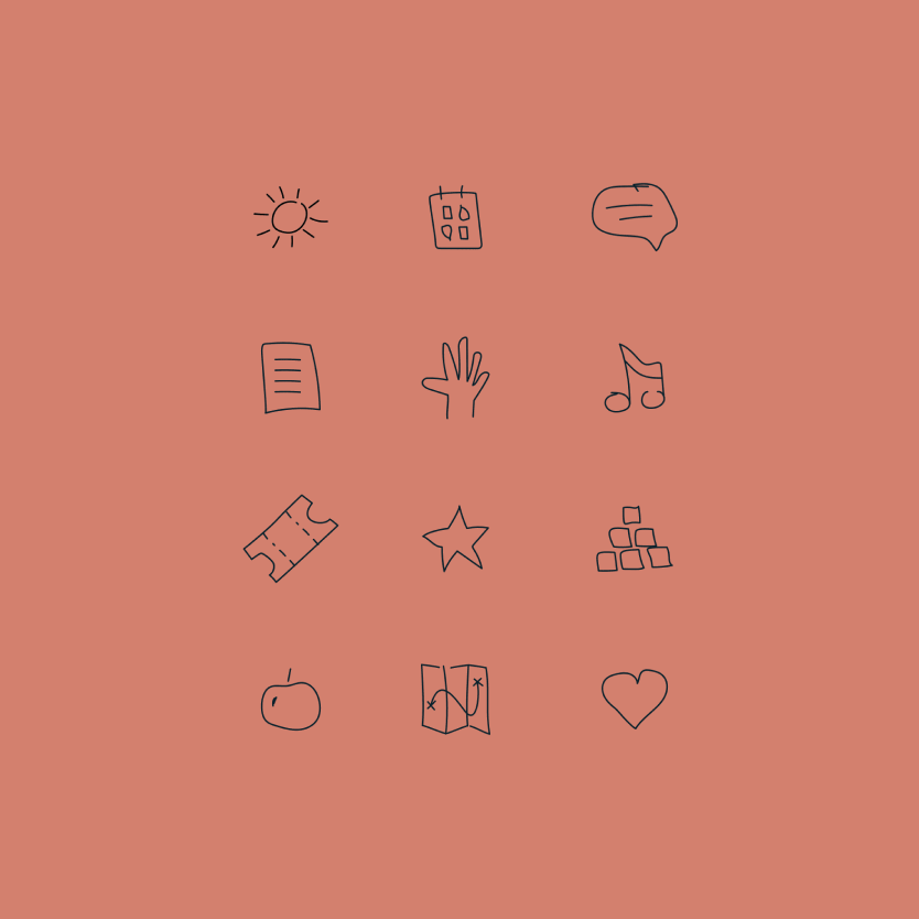 Custom icon collection representing Barrow’s housing programs and community services.
