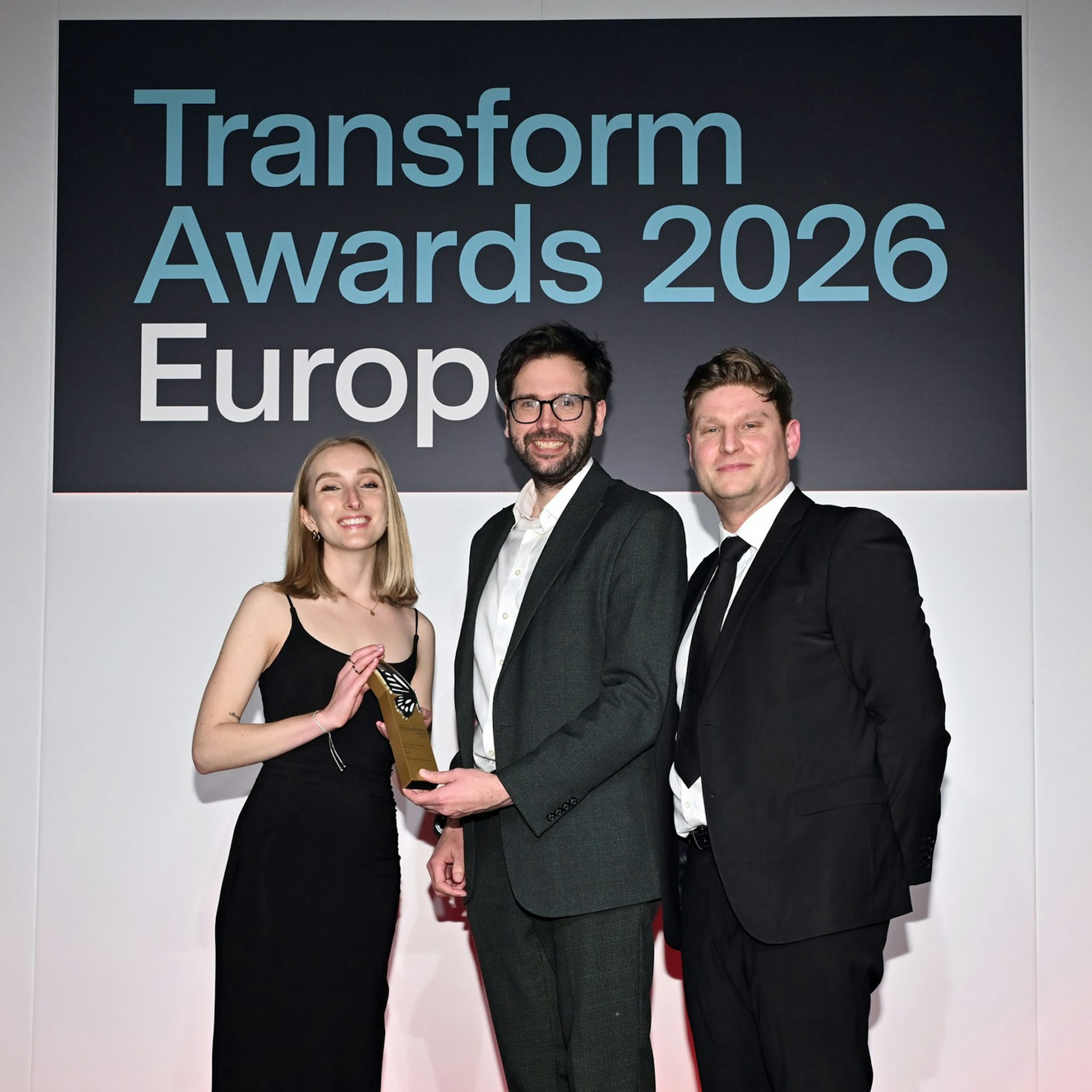 Clout Branding receive Gold Award at Transform Europe Branding Awards 2026