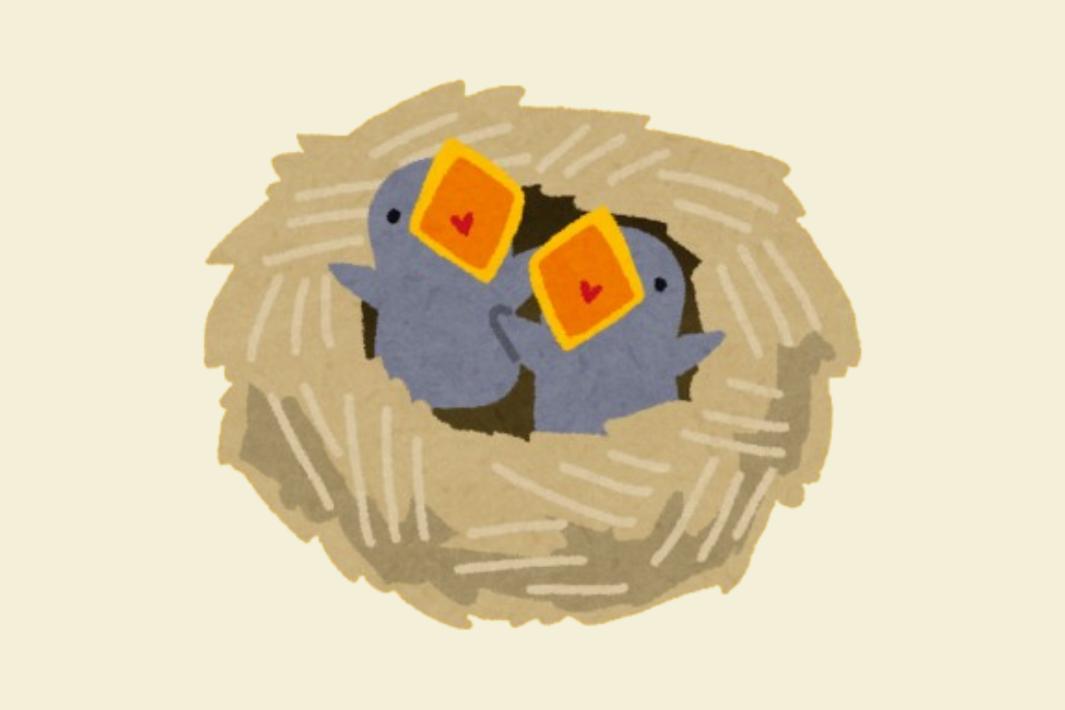 جوجههایی در لانه انتظار مادرشون