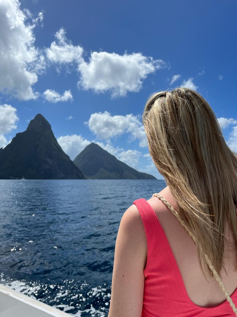 st lucia pitons