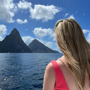 st lucia pitons
