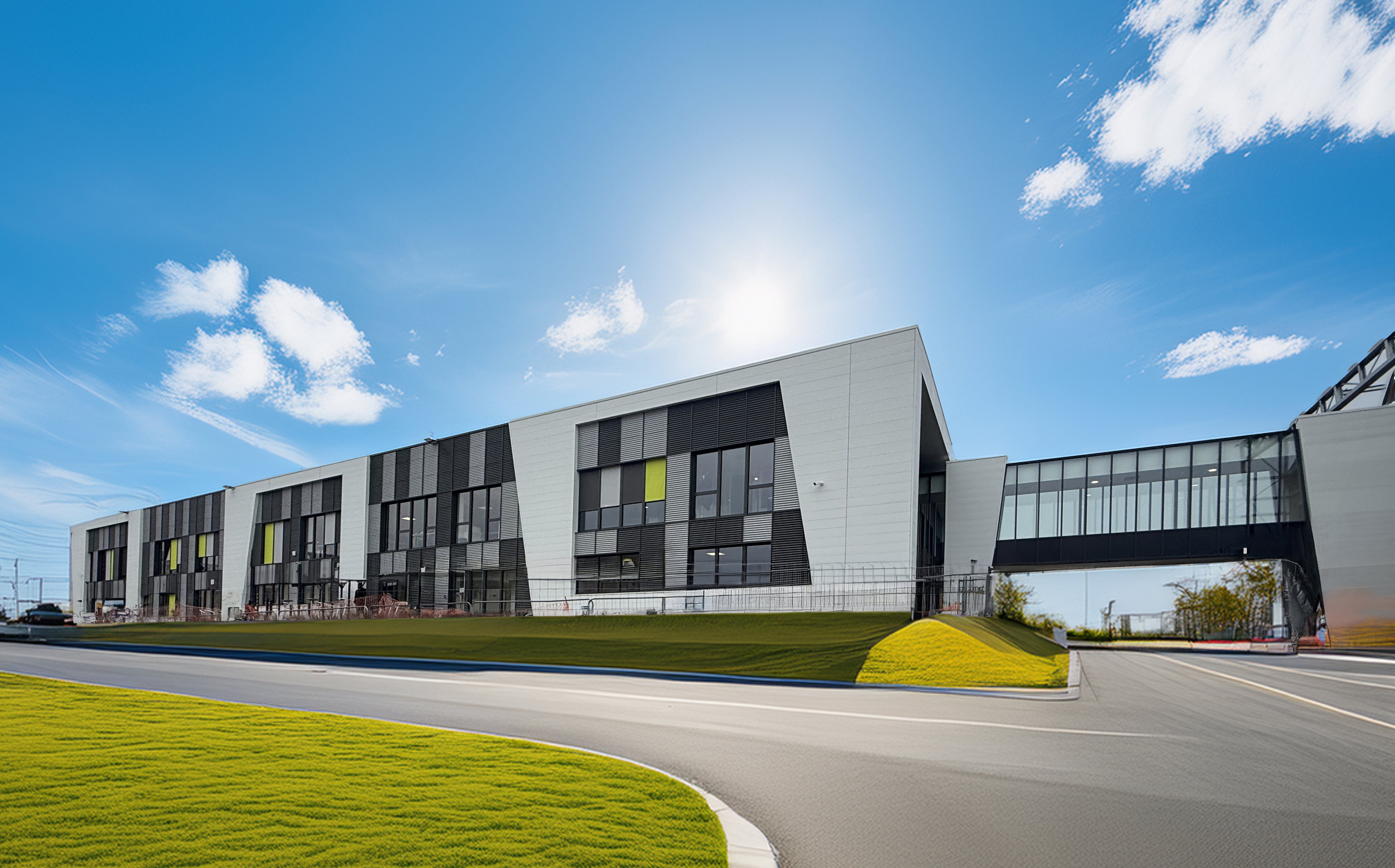 exterior of Stains facility in France