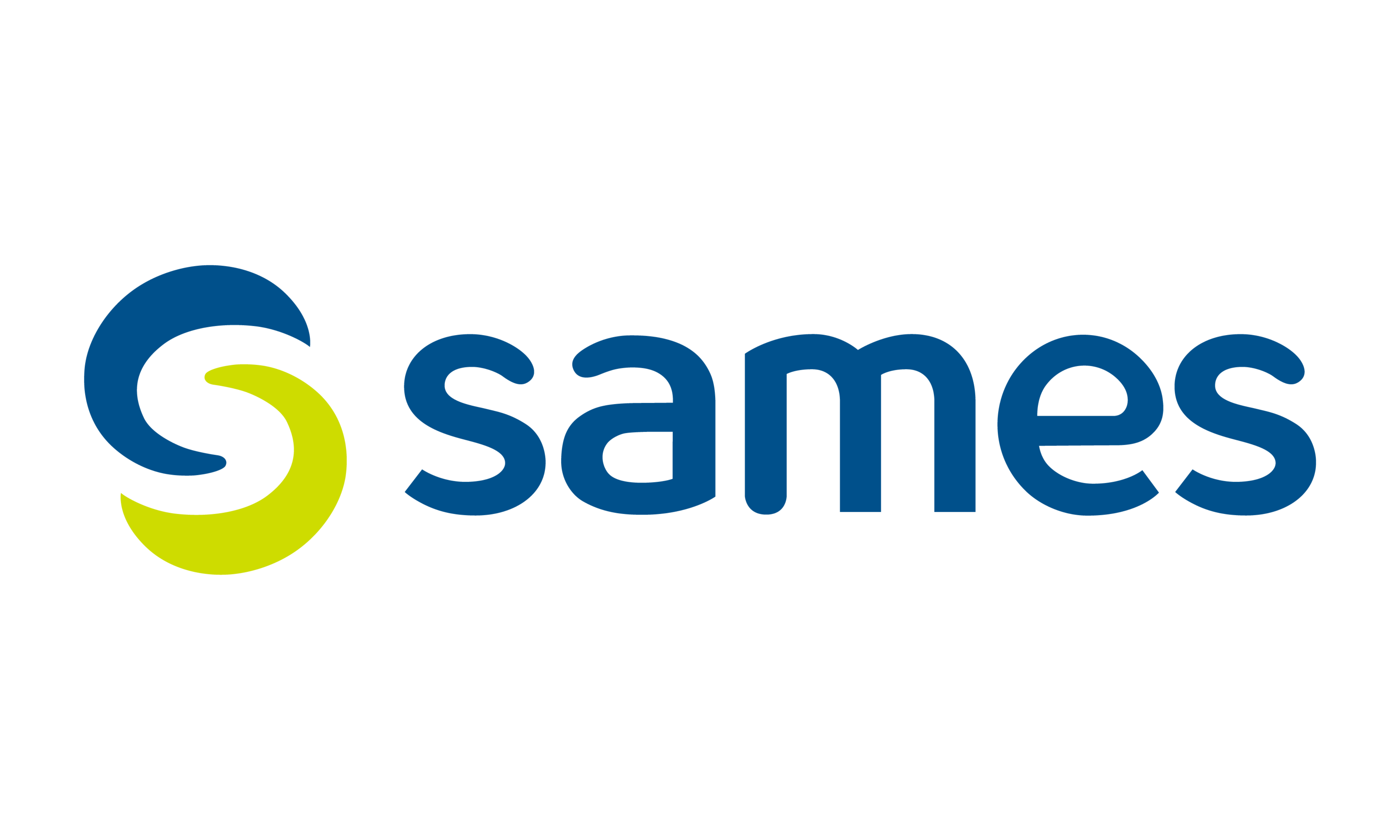 Logo firmy Sames Polska – partnera strategicznego wydarzenia.