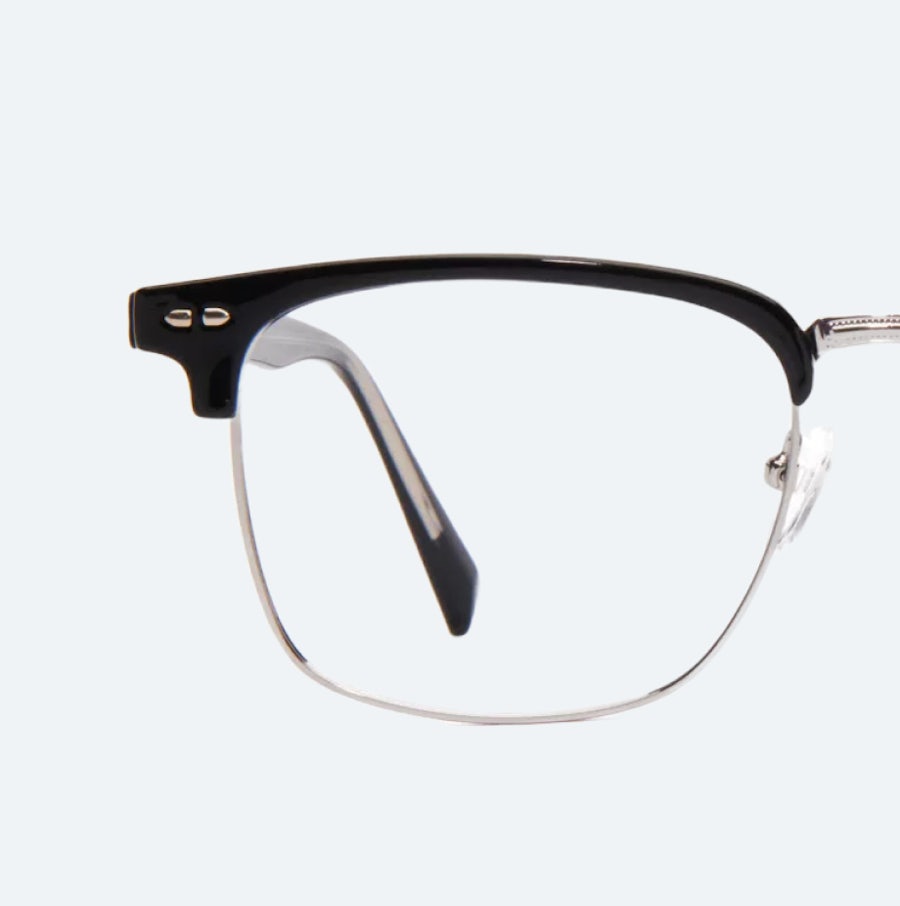 Mixed material glasses frames