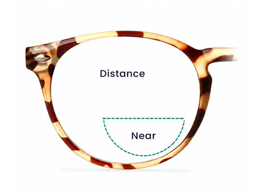 Image showing a bifocal lens