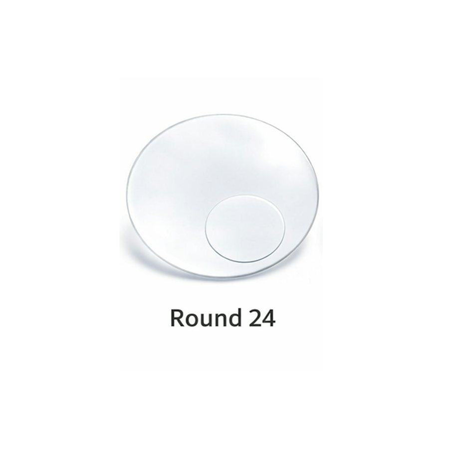 Image showing a Round 24 bifocal lens